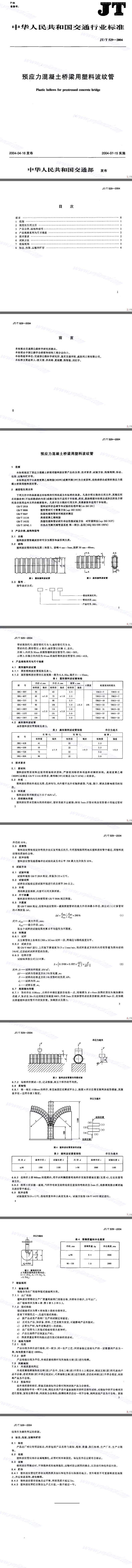 预应力波纹管标准